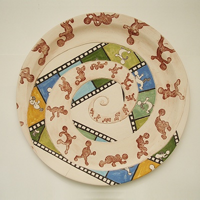 cycle animation on plate