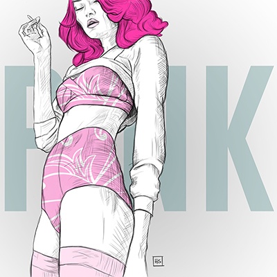 pink